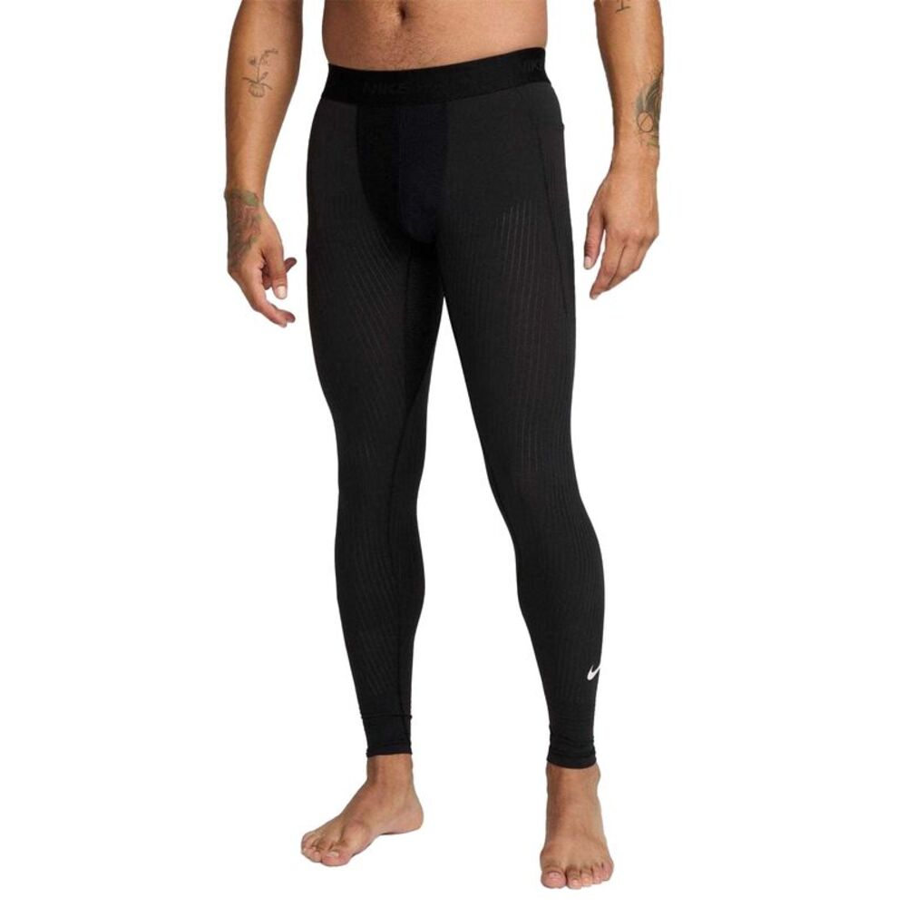 Nike Mens Recovery Vertical Stripe Pantyhose / Black/White